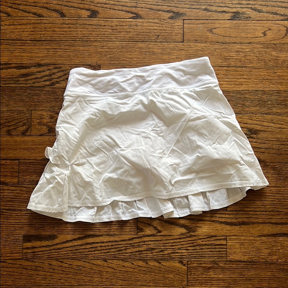 Lululemon White Tennis Skirt